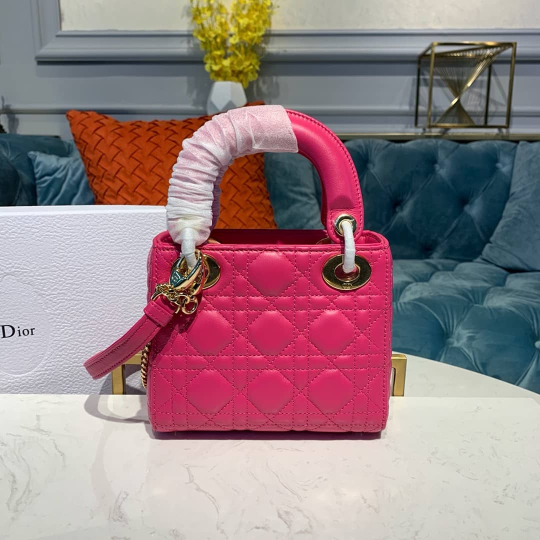Christian Dior Lady Dior 17CM Replica Bag