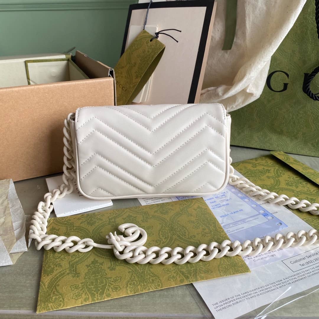Gucci GG Marmont Quilting Super Mini 476433 Replica Crossbody Bag