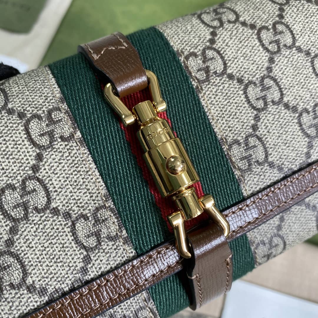 Gucci Jackie 1961 Shoulder Bag Chain Wallet Replica 652681