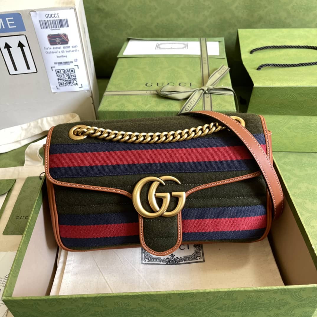 Gucci Marmont GG Small matelassé Shoulder Bag Replica 443497