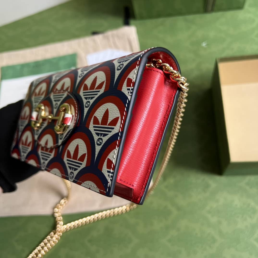 Adidas x Gucci Wallet With Chain 621892 Replica Crossbody Bag