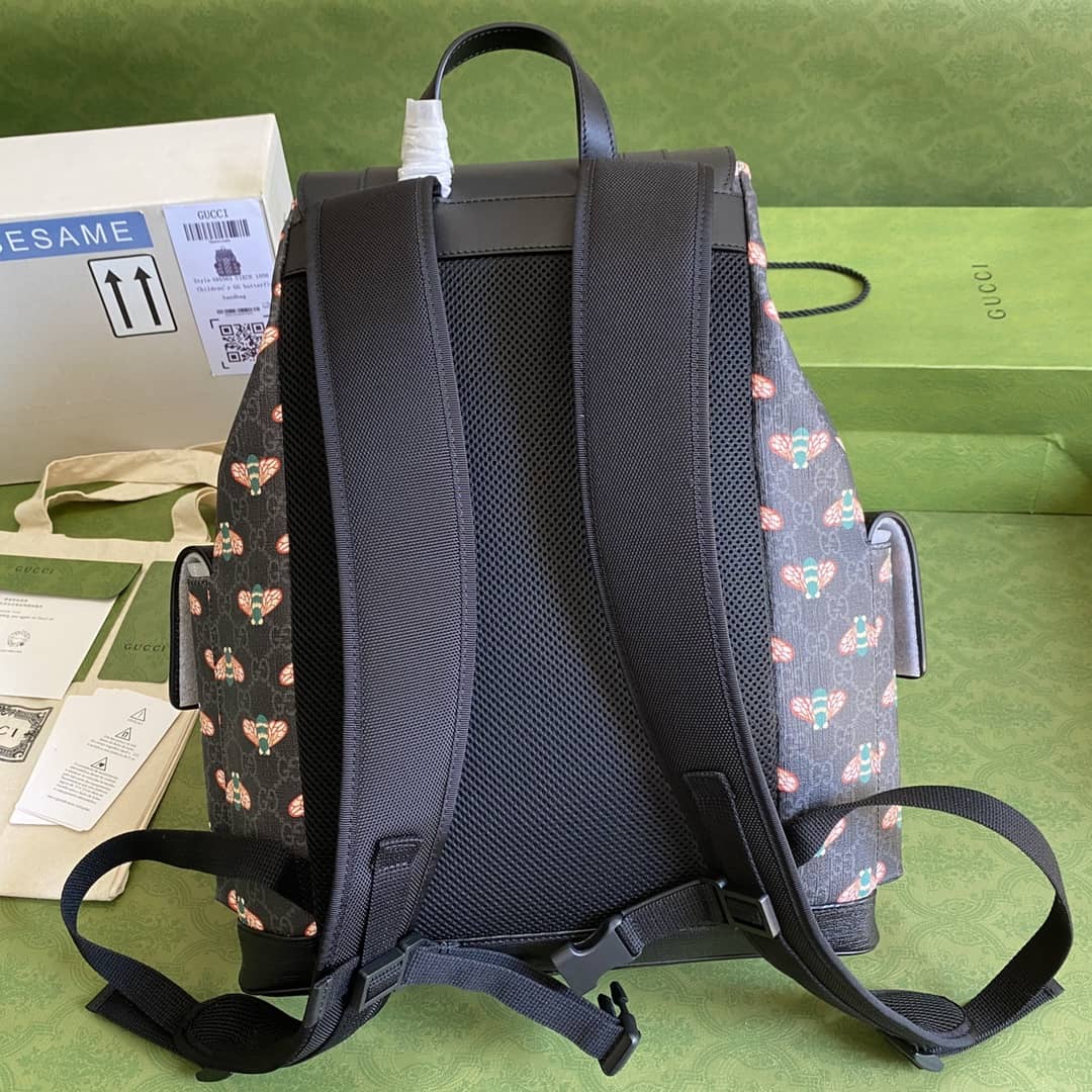 Gucci Bestiary Backpack With Bees Replica 495563