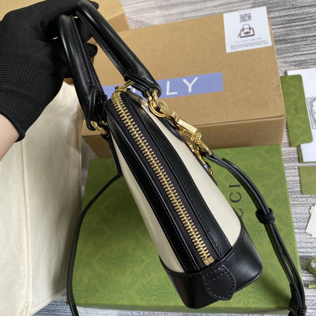 Gucci 1955 Horsebit GG Mini Top Handle Bag Replica 640716