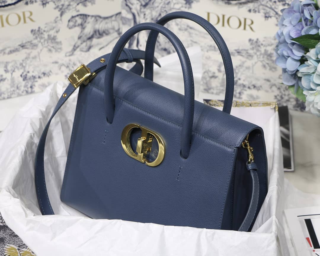 Christian Dior Box Calfskin Large St. Honore Tote