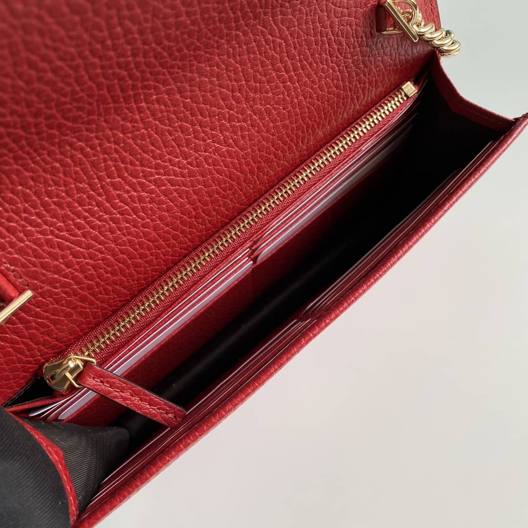 Gucci Interlocking Crossbody Bag Chain Wallet Replica 510314