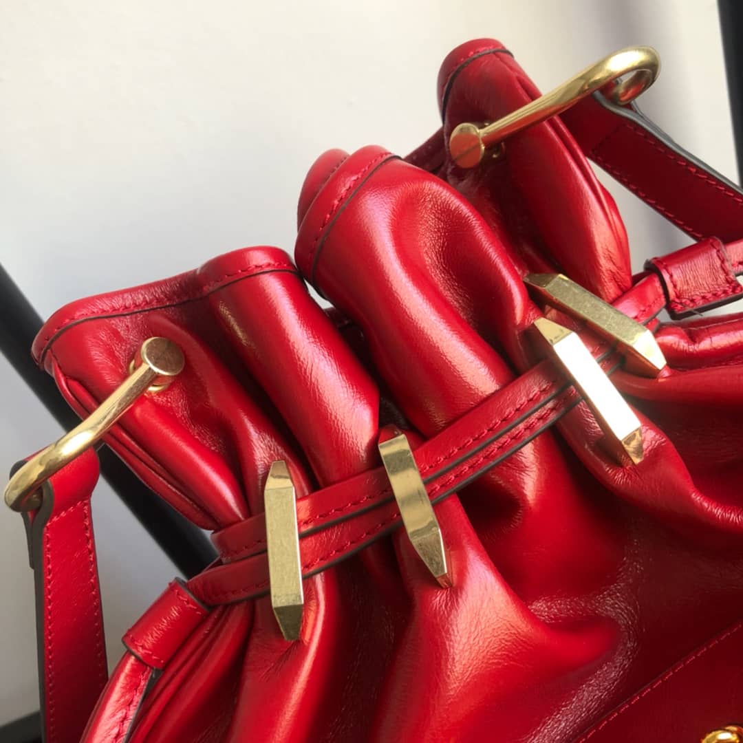 Gucci 1955 Horsebit Messenger Bag Replica Red 602089