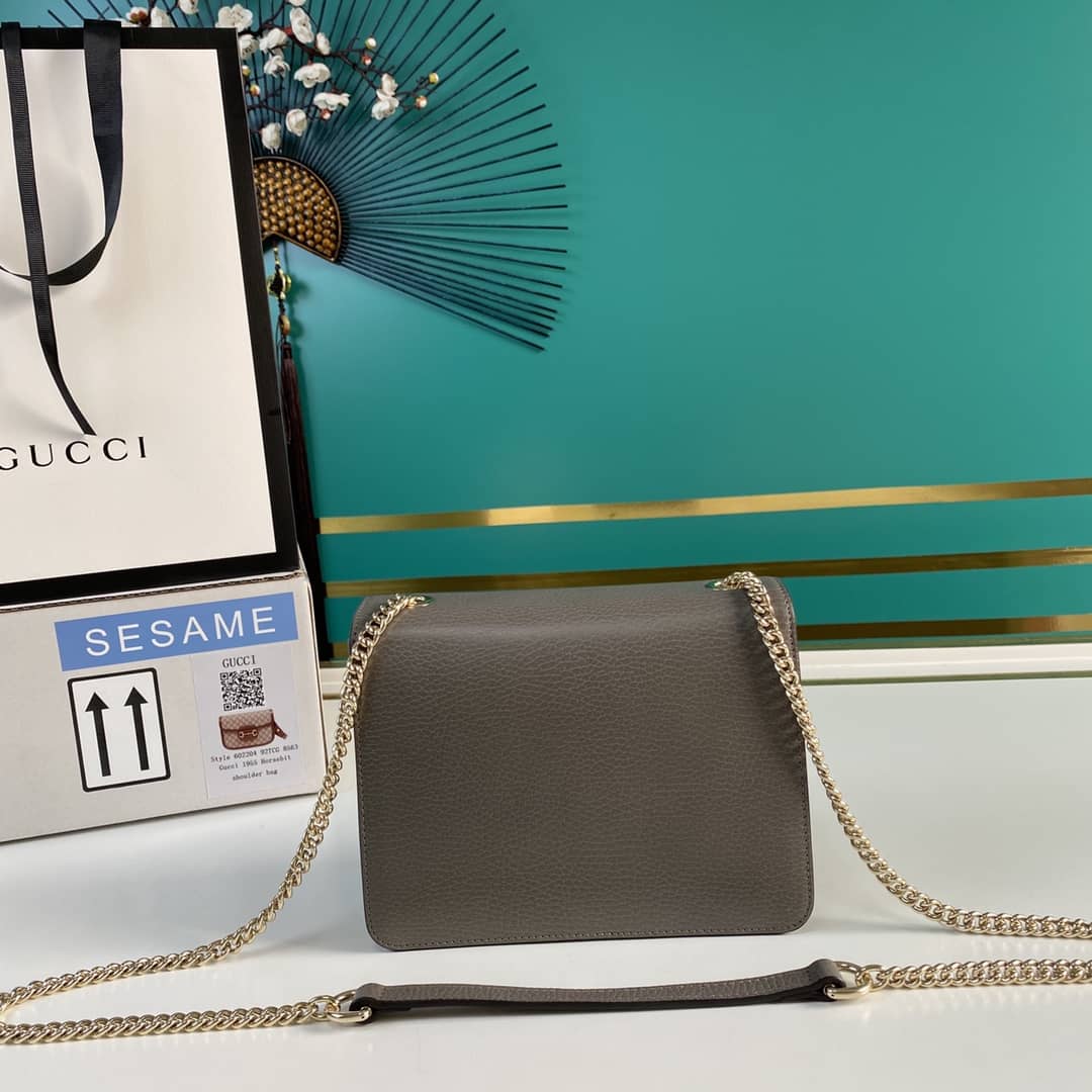 Gucci Interlocking Leather Chain Crossbody Bag Replica 510304