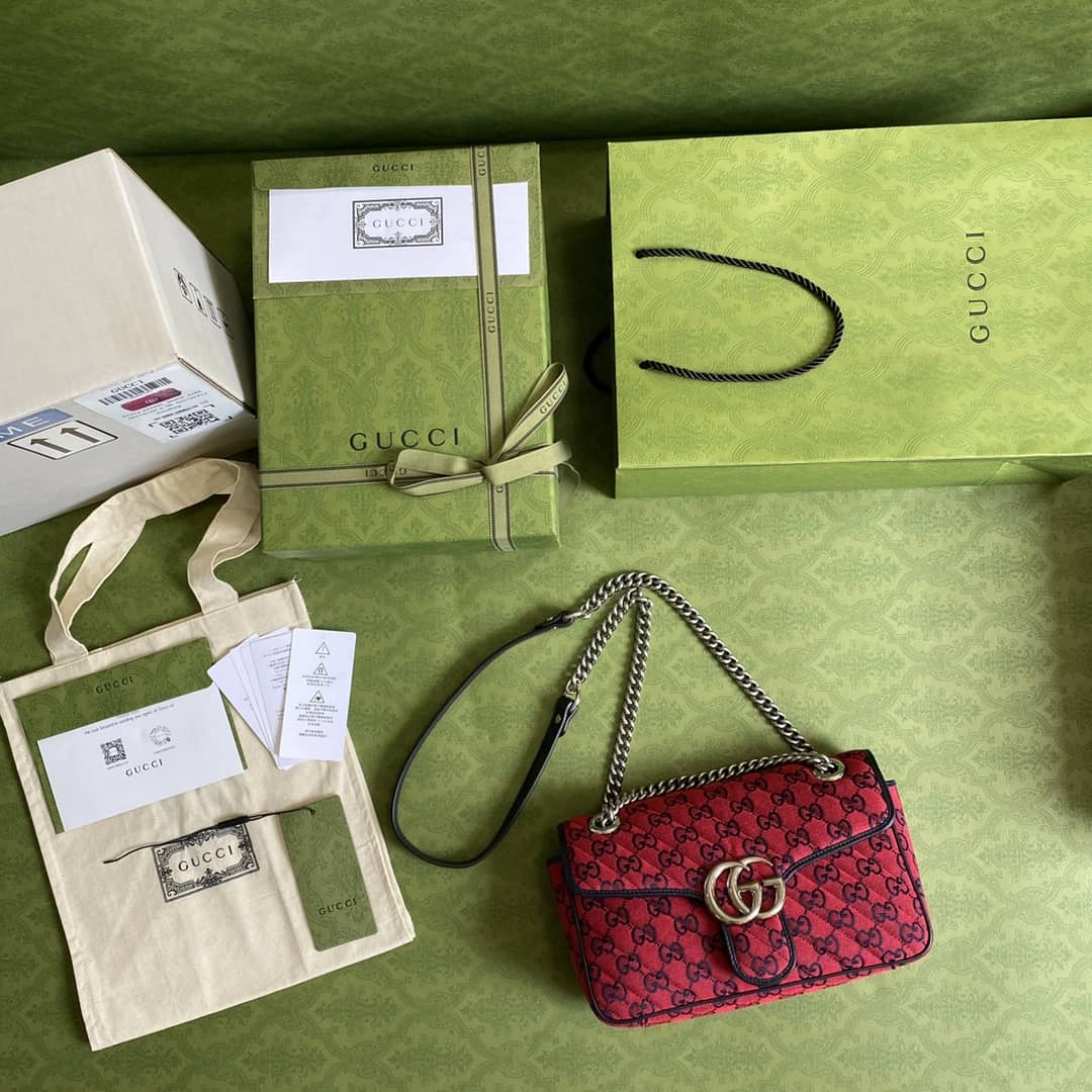 Gucci Marmont GG Small matelassé Shoulder Bag Replica 443497
