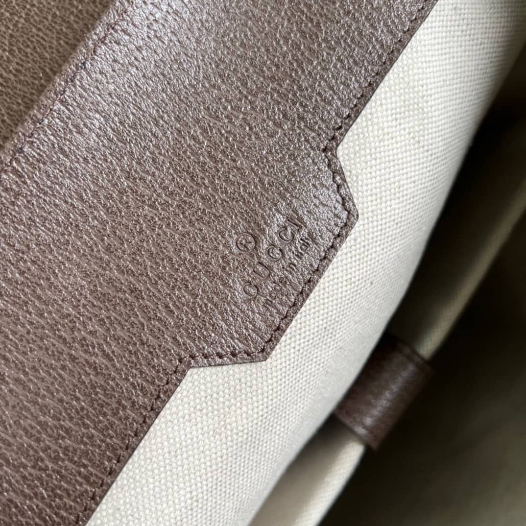 Gucci Jumbo GG Canvas Leather Brown 678829 Replica Backpack