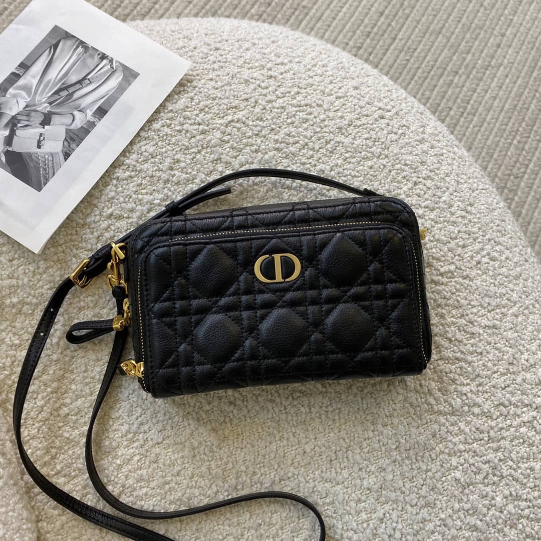Christian Dior Caro Double Pouch