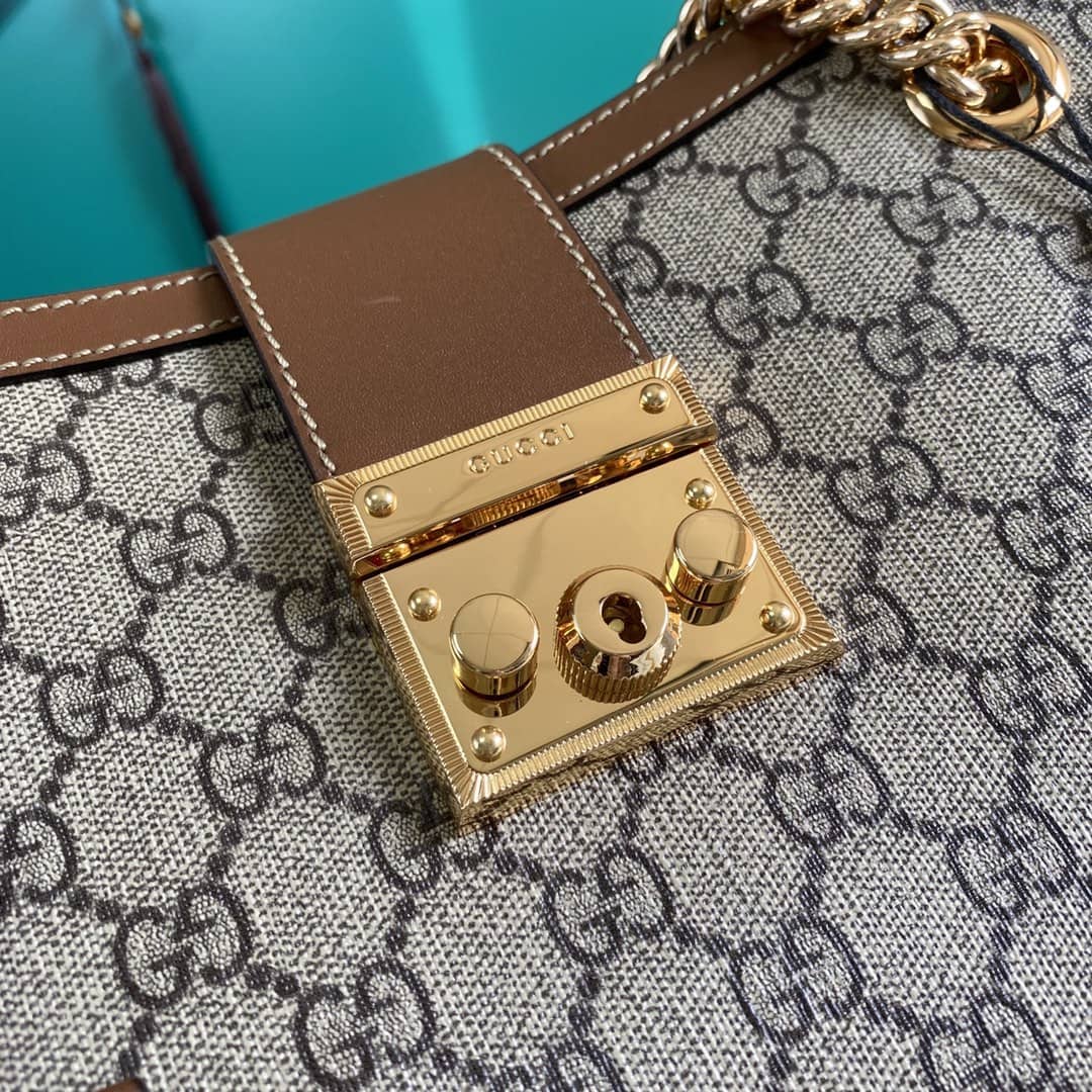 Gucci Padlock GG Supreme Canvas Shoulder Bag Replica 479197