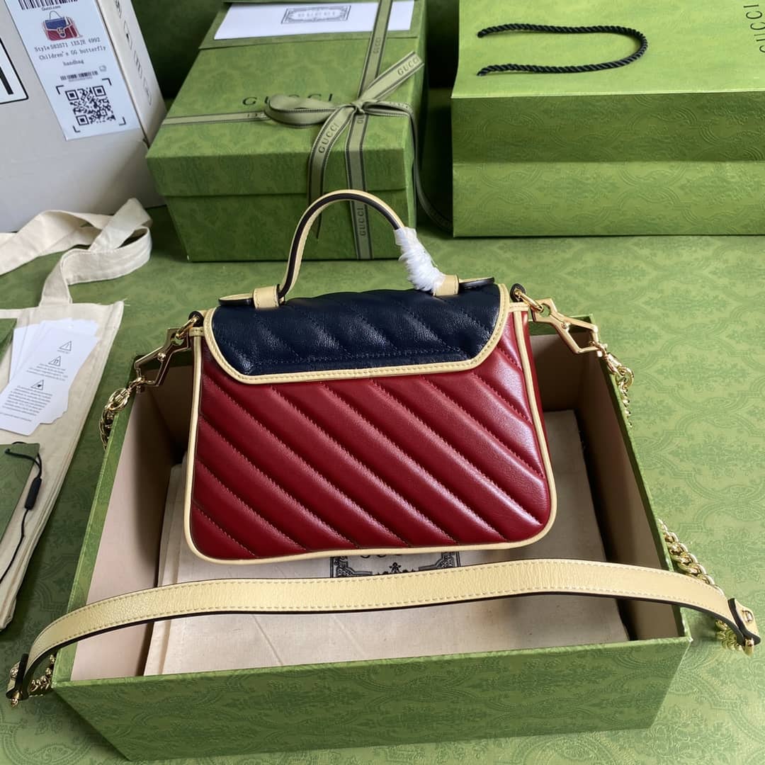 Gucci Marmont GG Mini Top Handle Bag Replica 583571
