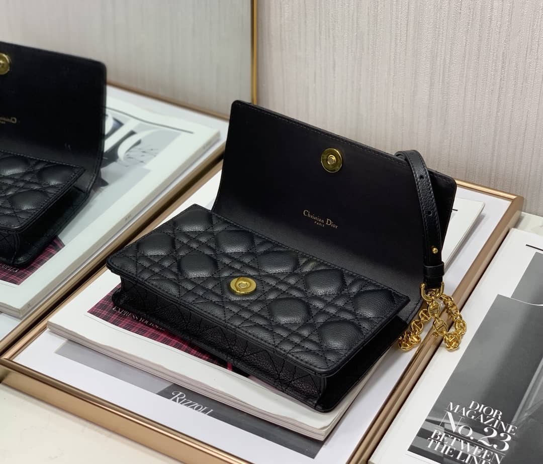 Christian Dior Caro Chain Belt Replica Pouch