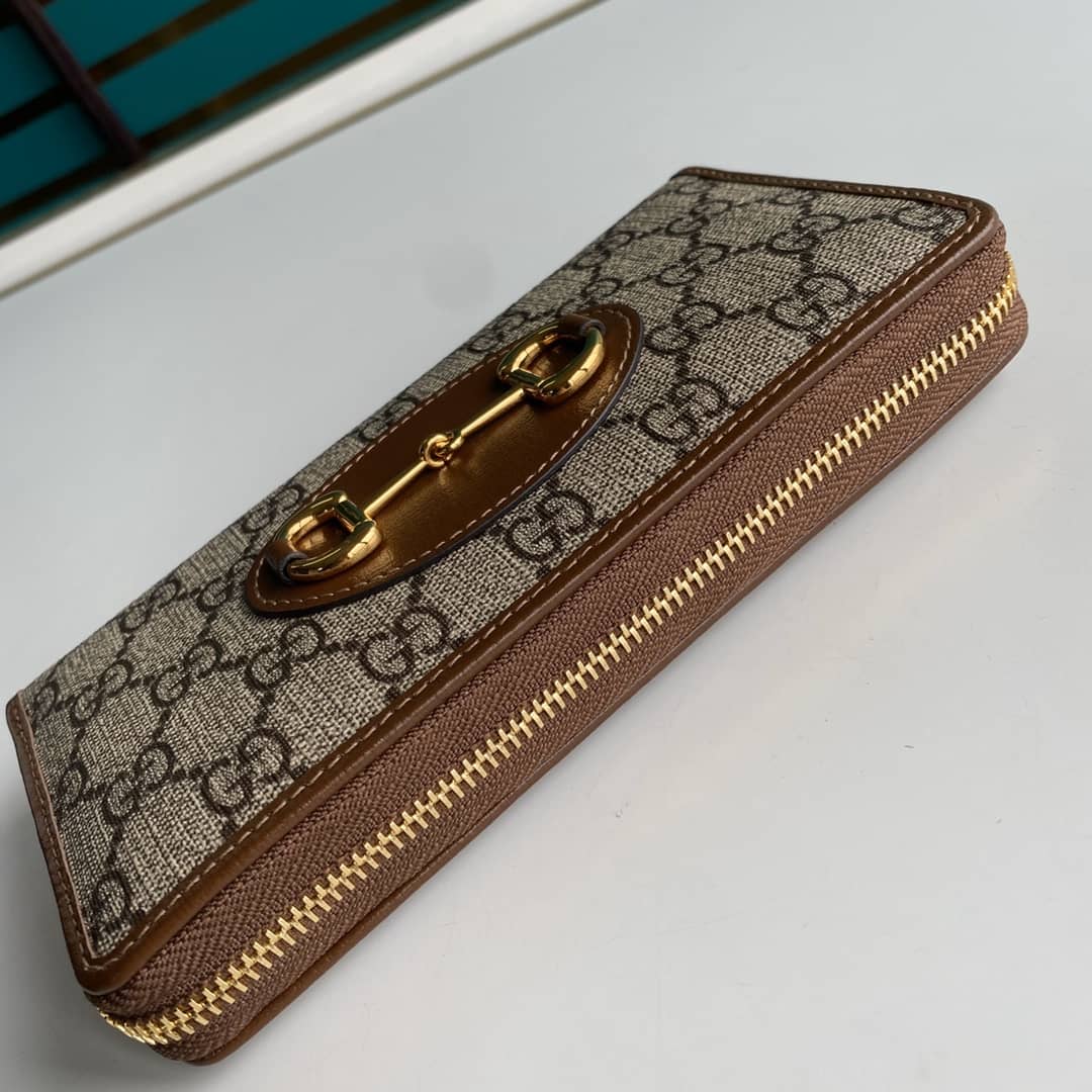 Gucci Horsebit Bag Dupe 1955 Zip Around Wallet 621889 Replica