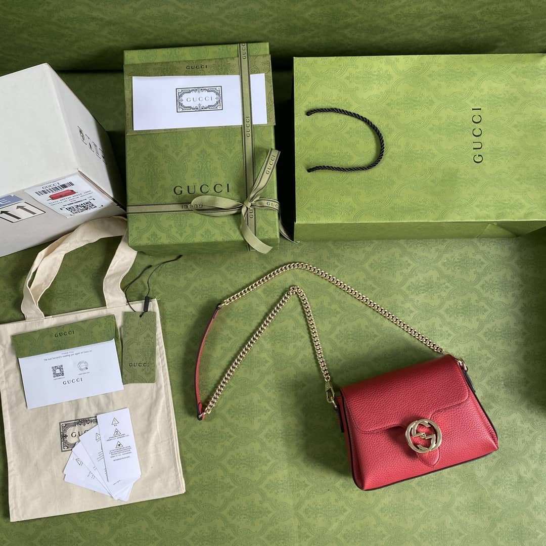 Gucci Single Chain Messenger Shoulder Bag Replica 607720