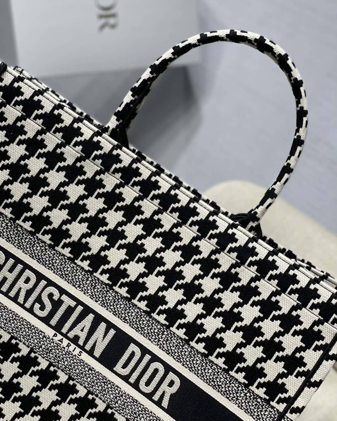 Christian Dior CD Book Embroidery Replica Tote