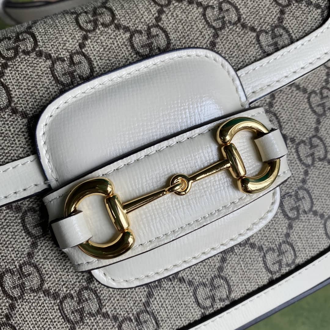 Gucci 1955 Horsebit Supreme GG Canvas Mini Shoulder Bag Replica 658574