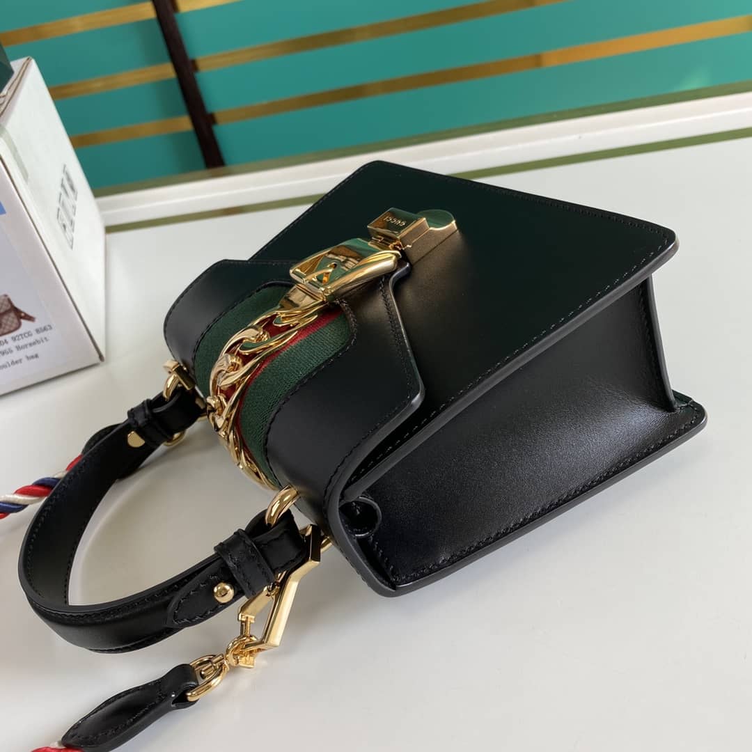 Gucci Womens Sylvie Leather Mini Bag Replica 470270