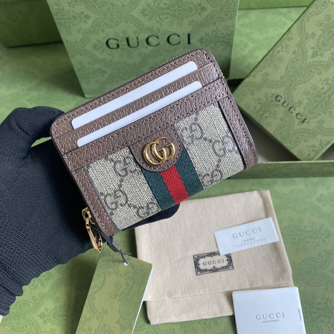 Gucci Ophidia GG Card Case Wallet Replica 658552