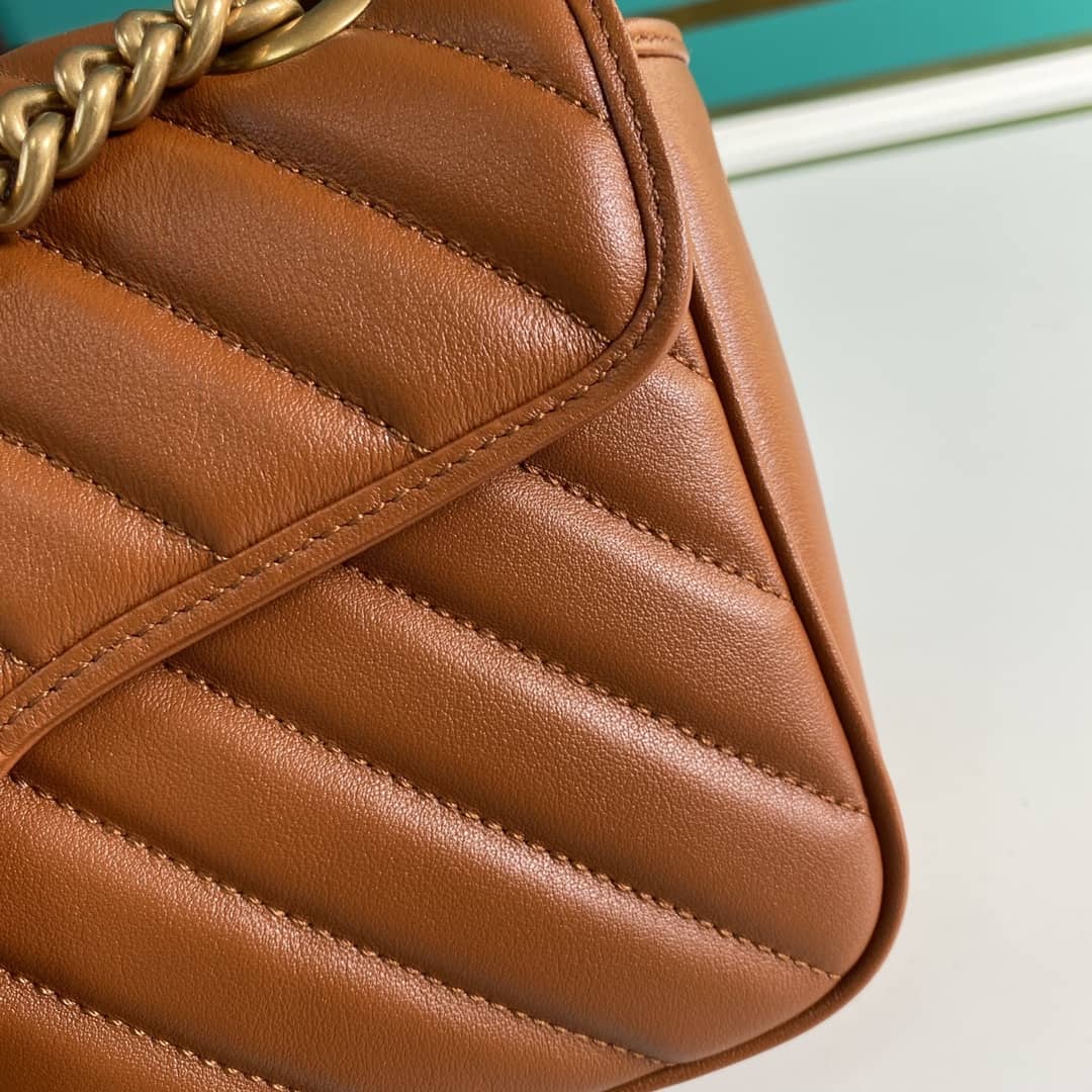 Gucci Marmont GG Small matelassé Shoulder Bag Replica 443497
