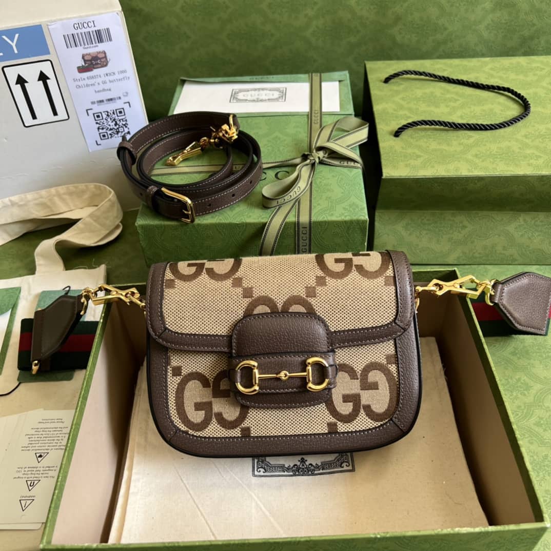 Gucci Horsebit 1955 Jumbo GG Mini Crossbody Bag 658574 Replica