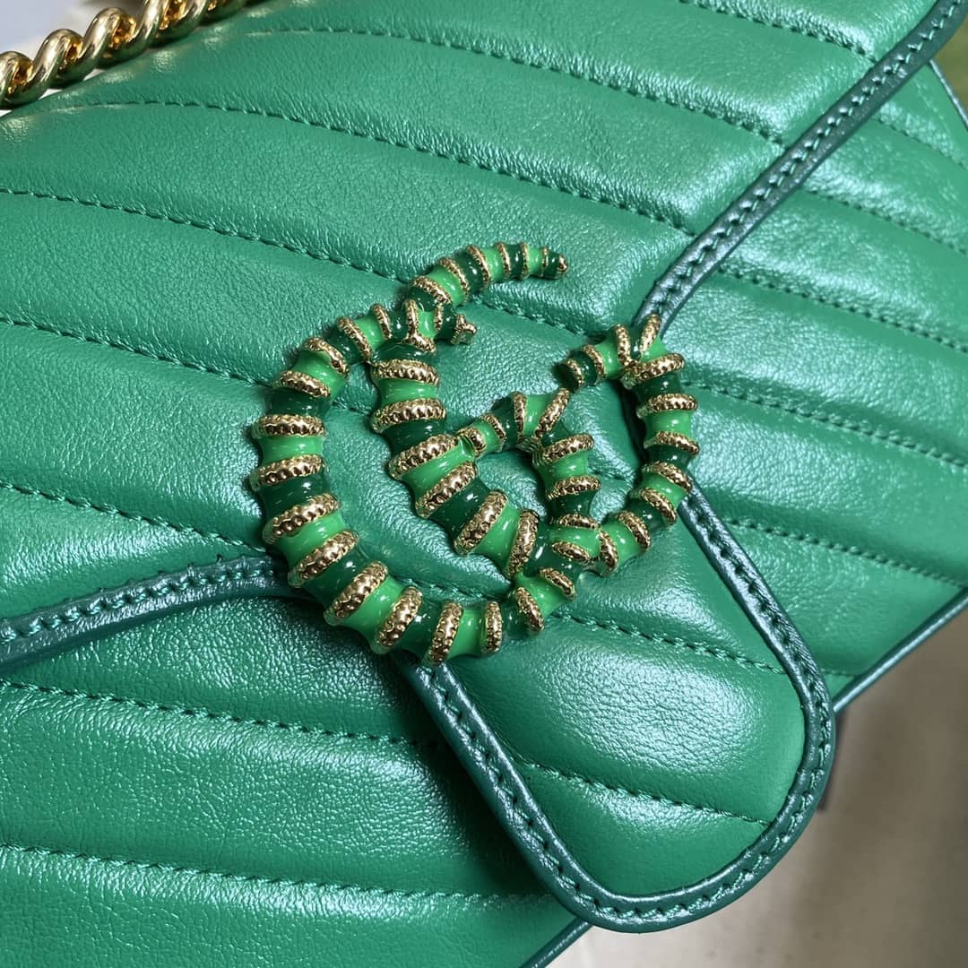 Gucci Marmont GG Small matelassé Shoulder Bag Replica 443497