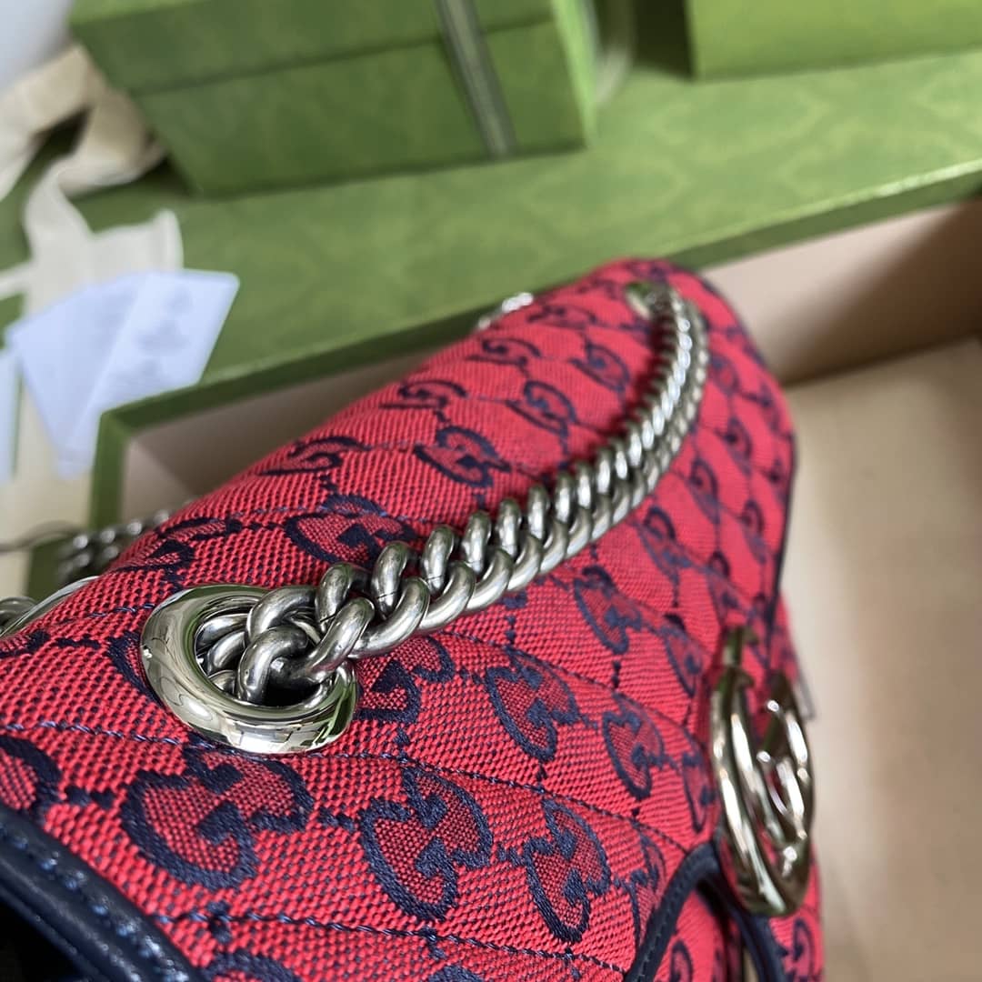Gucci Marmont GG Small matelassé Shoulder Bag Replica 443497