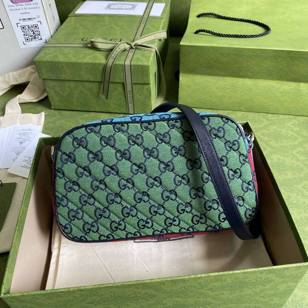 Gucci Marmont Dupe GG Small Matelassé Shoulder Bag Replica 447632
