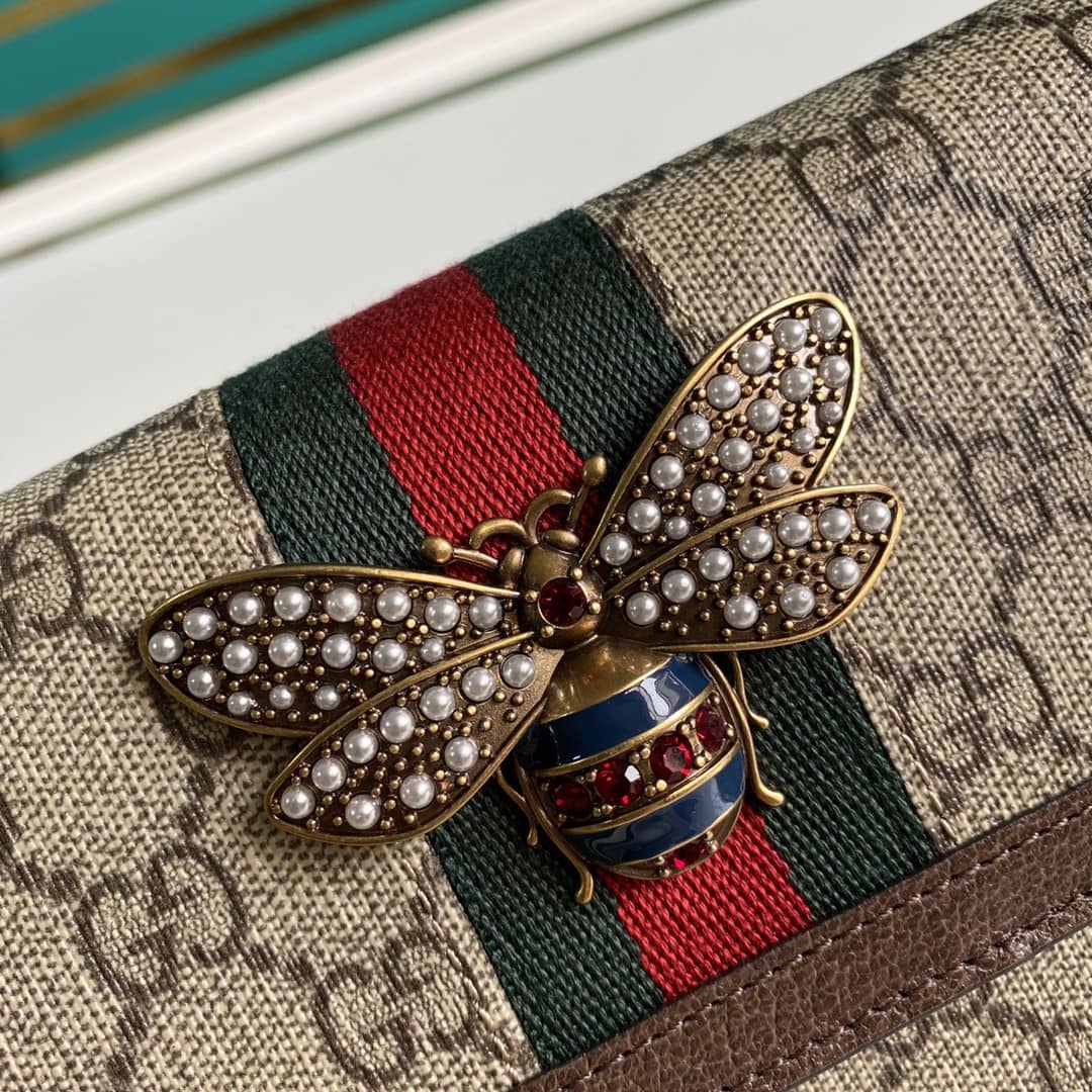 Gucci Queen Margaret GG Shoulder Bag Mini Chain Wallet Replica 476079