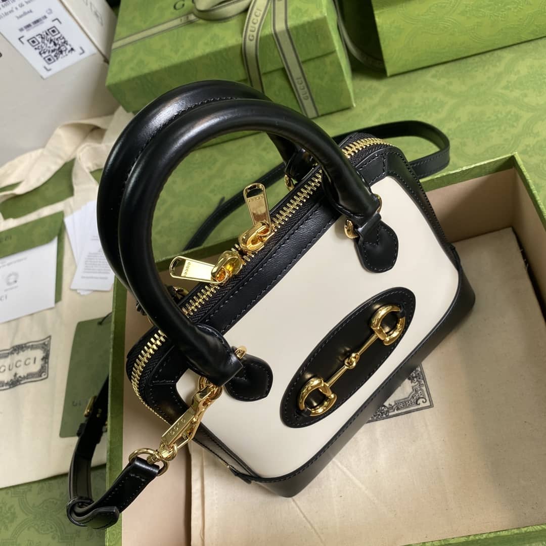 Gucci 1955 Horsebit GG Mini Top Handle Bag Replica 640716