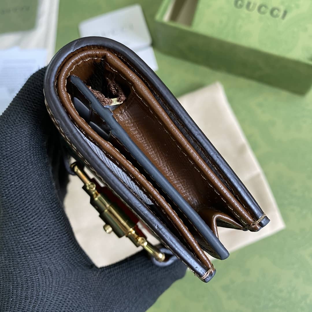 Gucci Jackie 1961 Card Case Wallet Replica 645536
