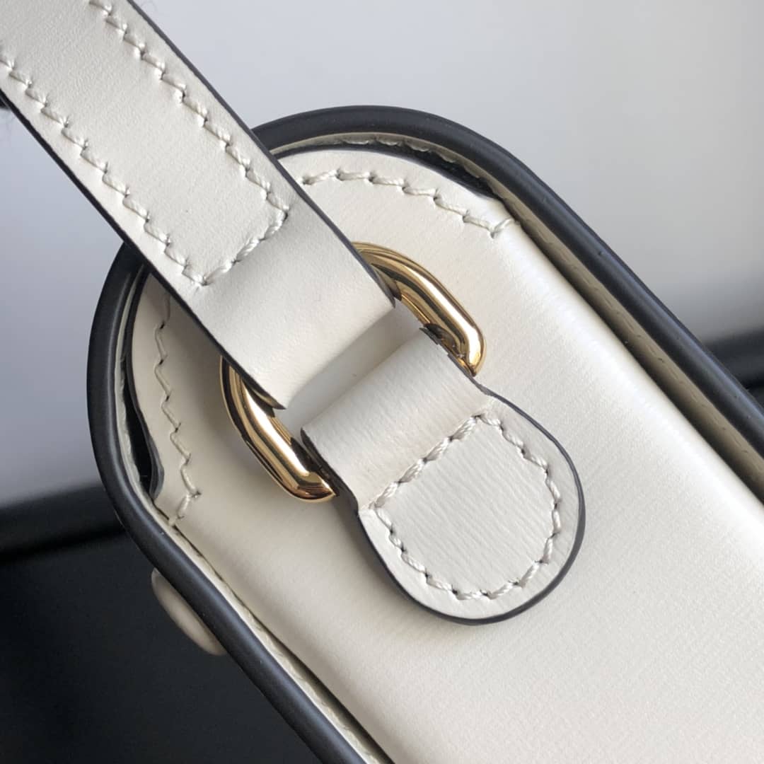 Gucci Horsebit 1955 Mini Bag Replica White 625615