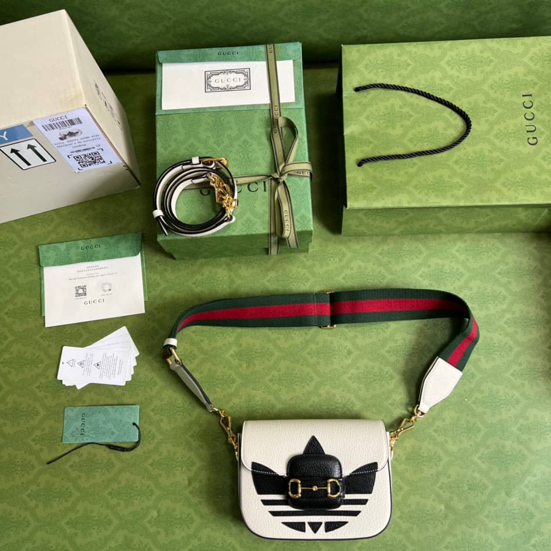 Adidas x Gucci Horsebit 1955 Mini Crossbody Bag 658574 Replica