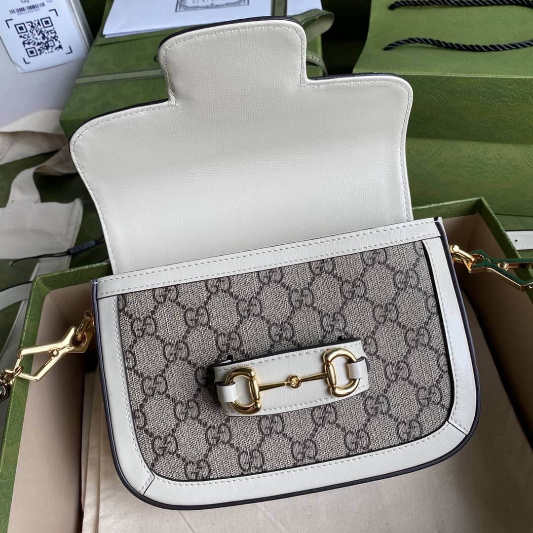 Gucci 1955 Horsebit Supreme GG Canvas Mini Shoulder Bag Replica 658574