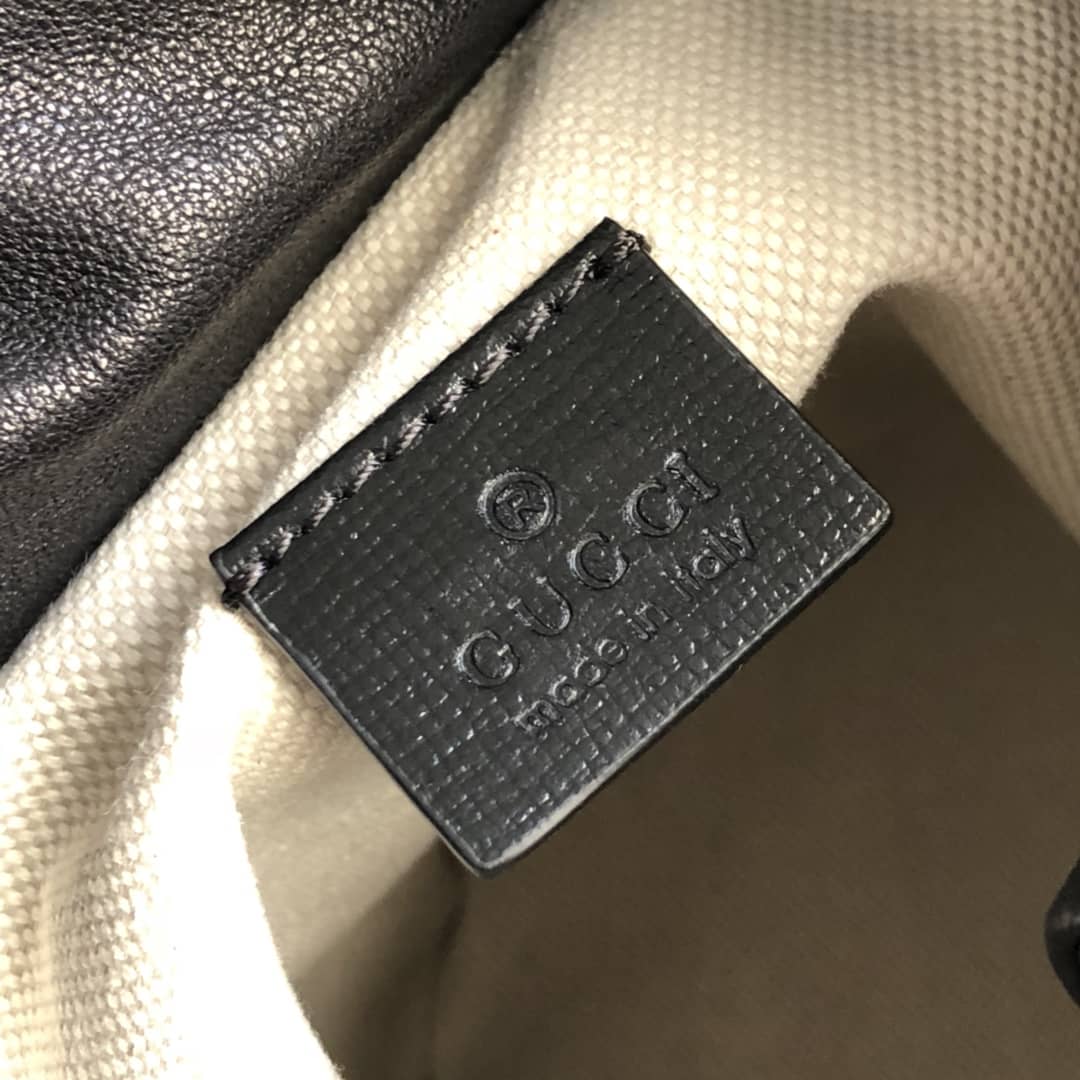 Gucci Horsebit 1955 Small Bucket Bag Replica Black 637115
