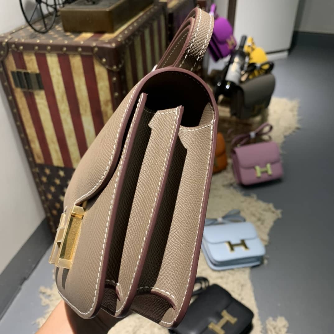 Hermes Replica Constance Bag 18CM Epsom Leather