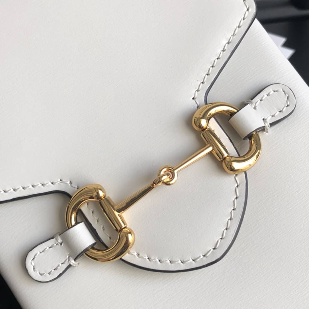 Gucci Horsebit 1955 Mini Bag Replica White 625615