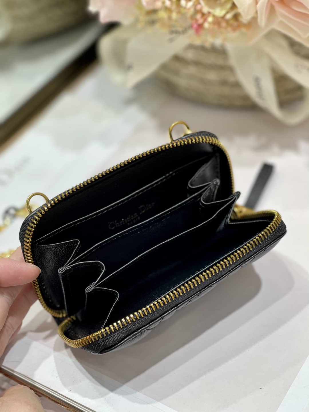 Top Christian Dior Replica Zipper Wallet