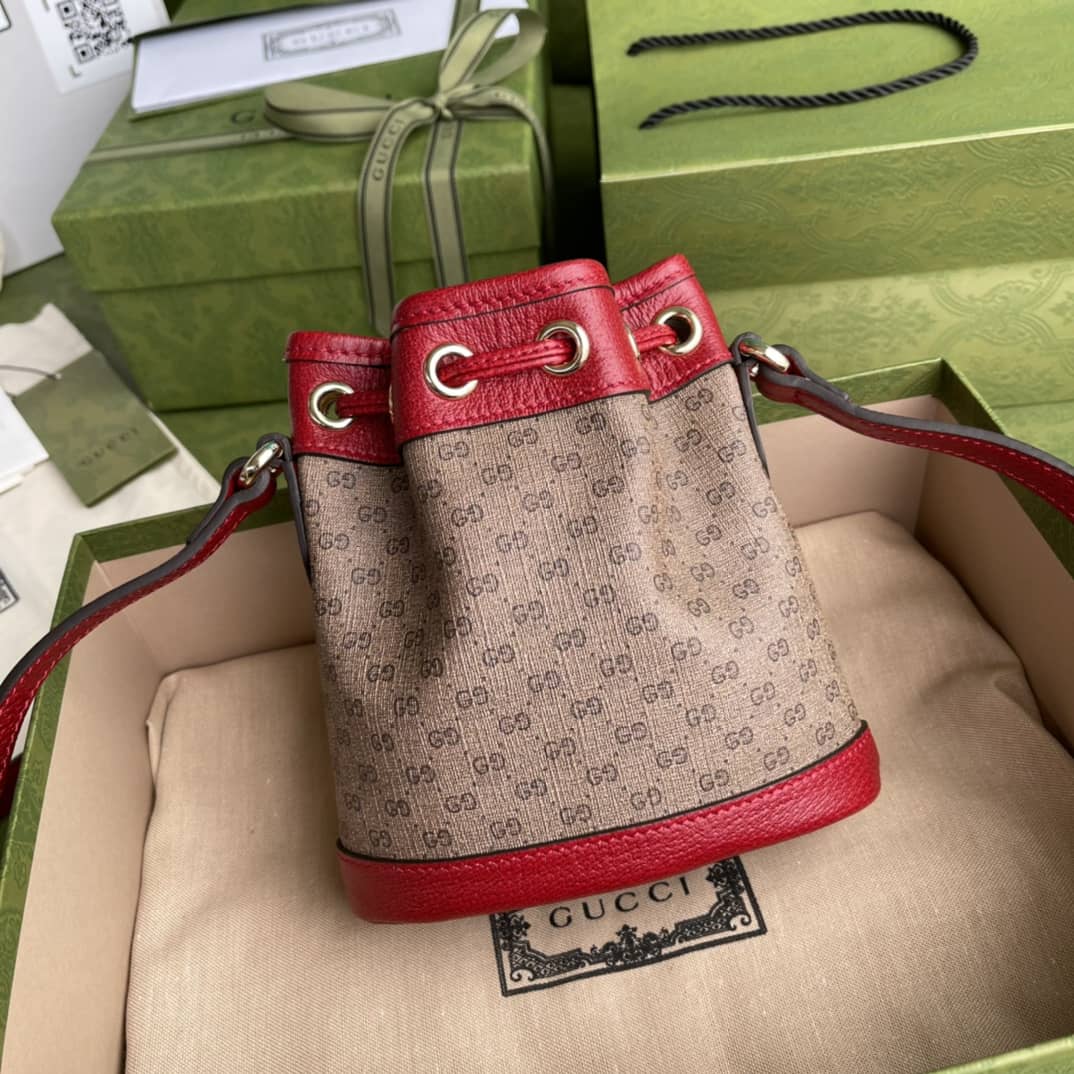 Gucci Doraemon X Gucci Mini Bucket Bag Replica 647801