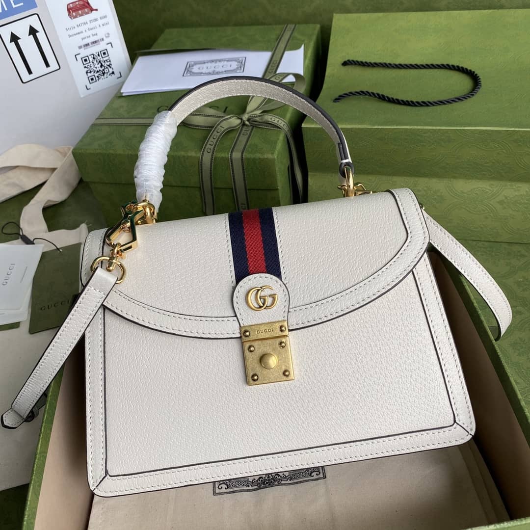 Gucci Ophidia Web Small Top Handle Bag Replica 651055