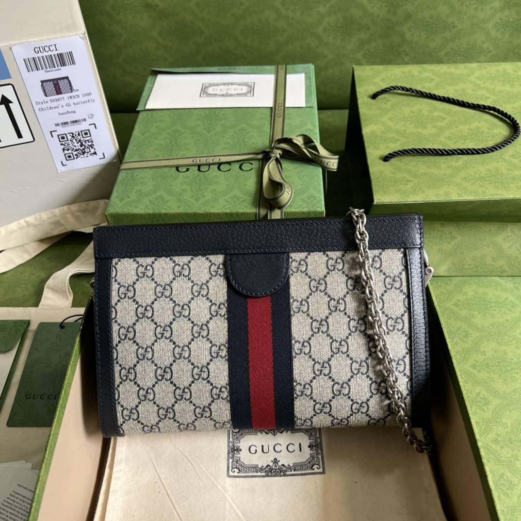 Gucci Ophidia GG Small Shoulder Chain Crossbody Bag 503877 Replica