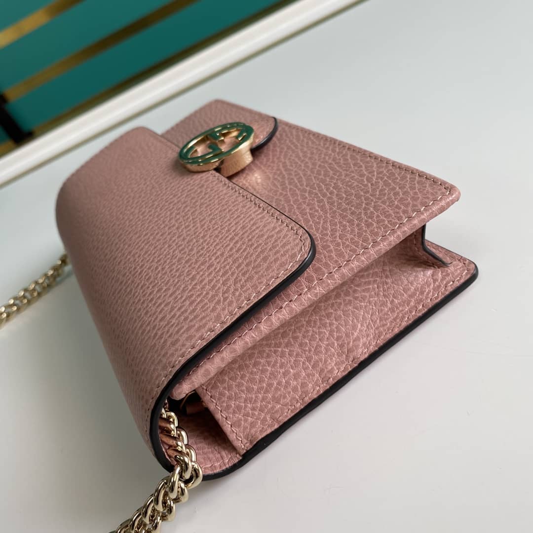 Gucci Interlocking Crossbody Bag Chain Wallet Replica 510314