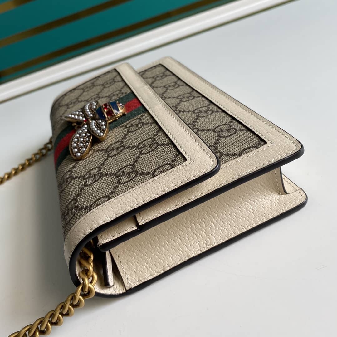Gucci Queen Margaret GG Shoulder Bag Mini Chain Wallet Replica 476079