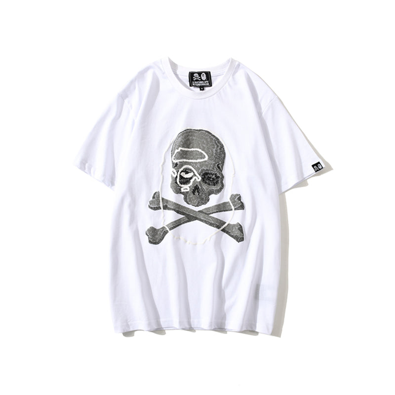 Bape Ape Head Skull Cotton T Shirt 1667
