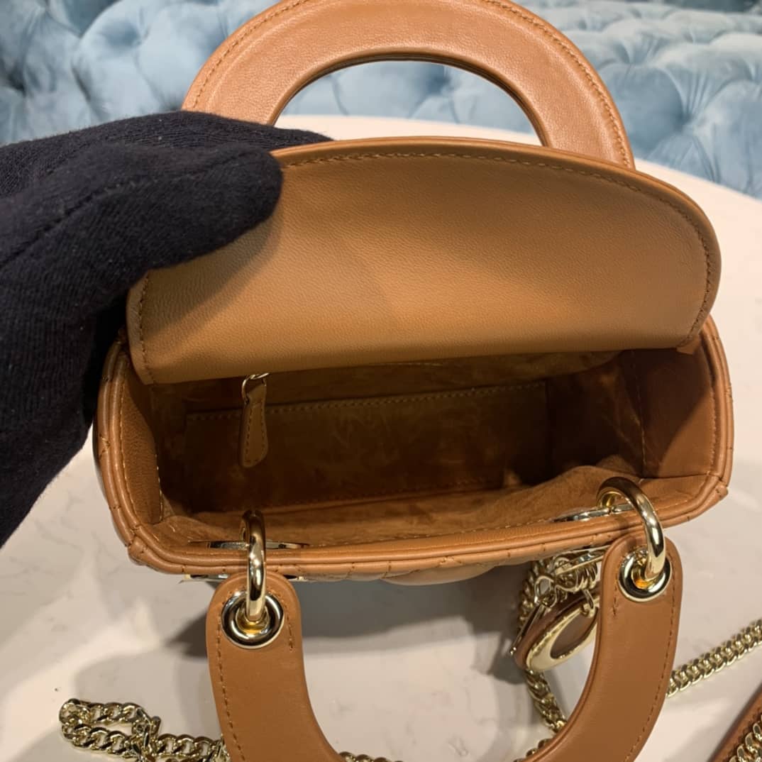 Christian Dior Lady Dior 17CM Replica Bag