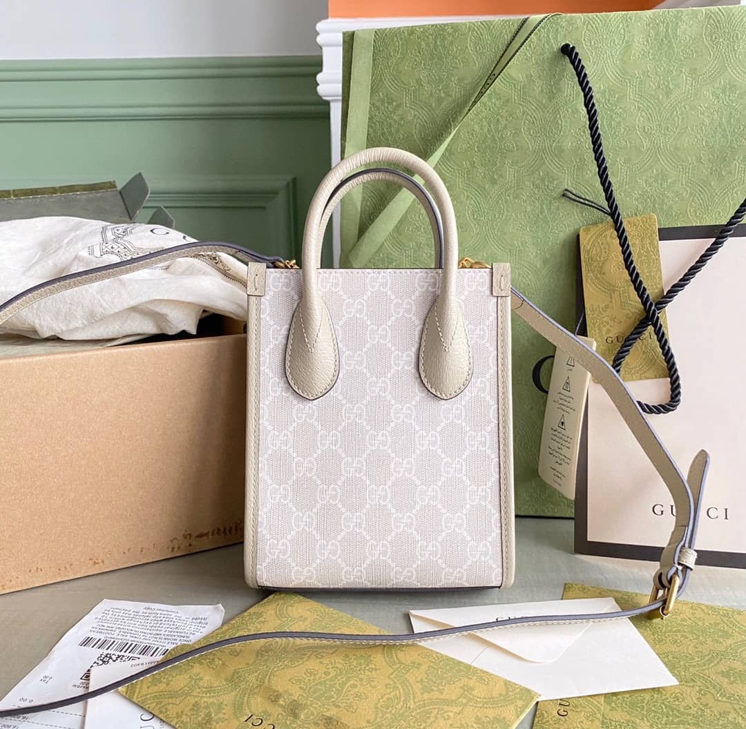 Gucci Mini Tote With Interlocking 671623 Replica Bag