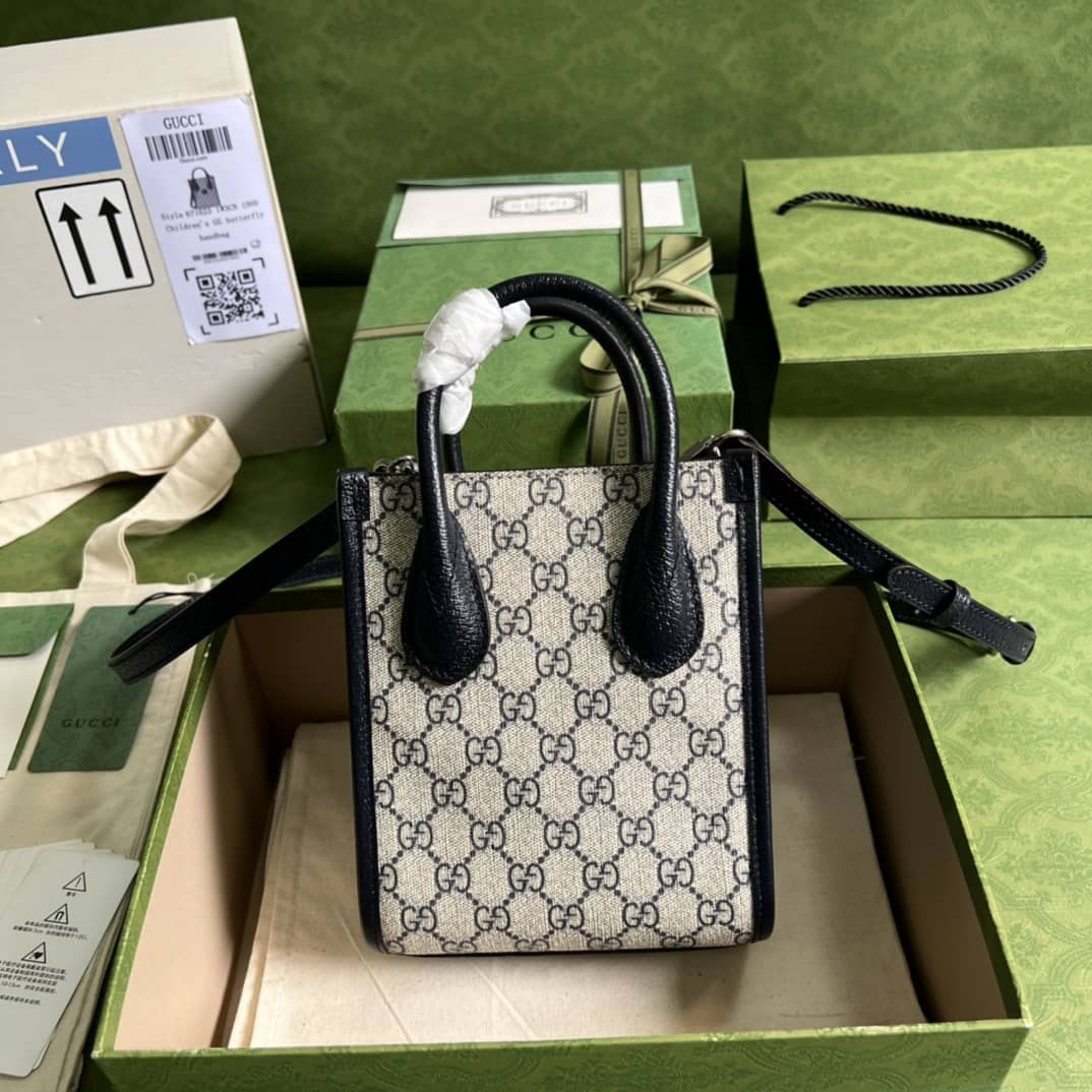Gucci Mini Tote With Interlocking 671623 Replica Bag