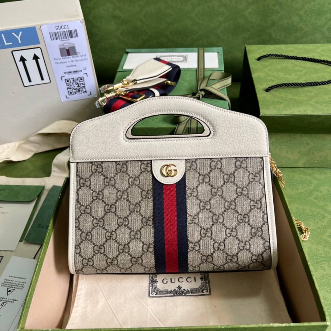 Gucci Ophidia Small Tote With Web 693724 Replica Crossbody Bag