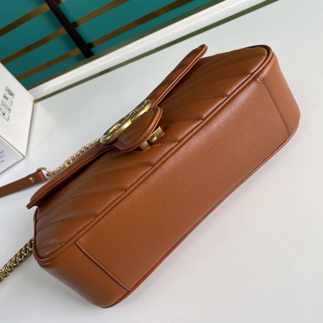 Gucci Marmont GG Small matelassé Shoulder Bag Replica 443497