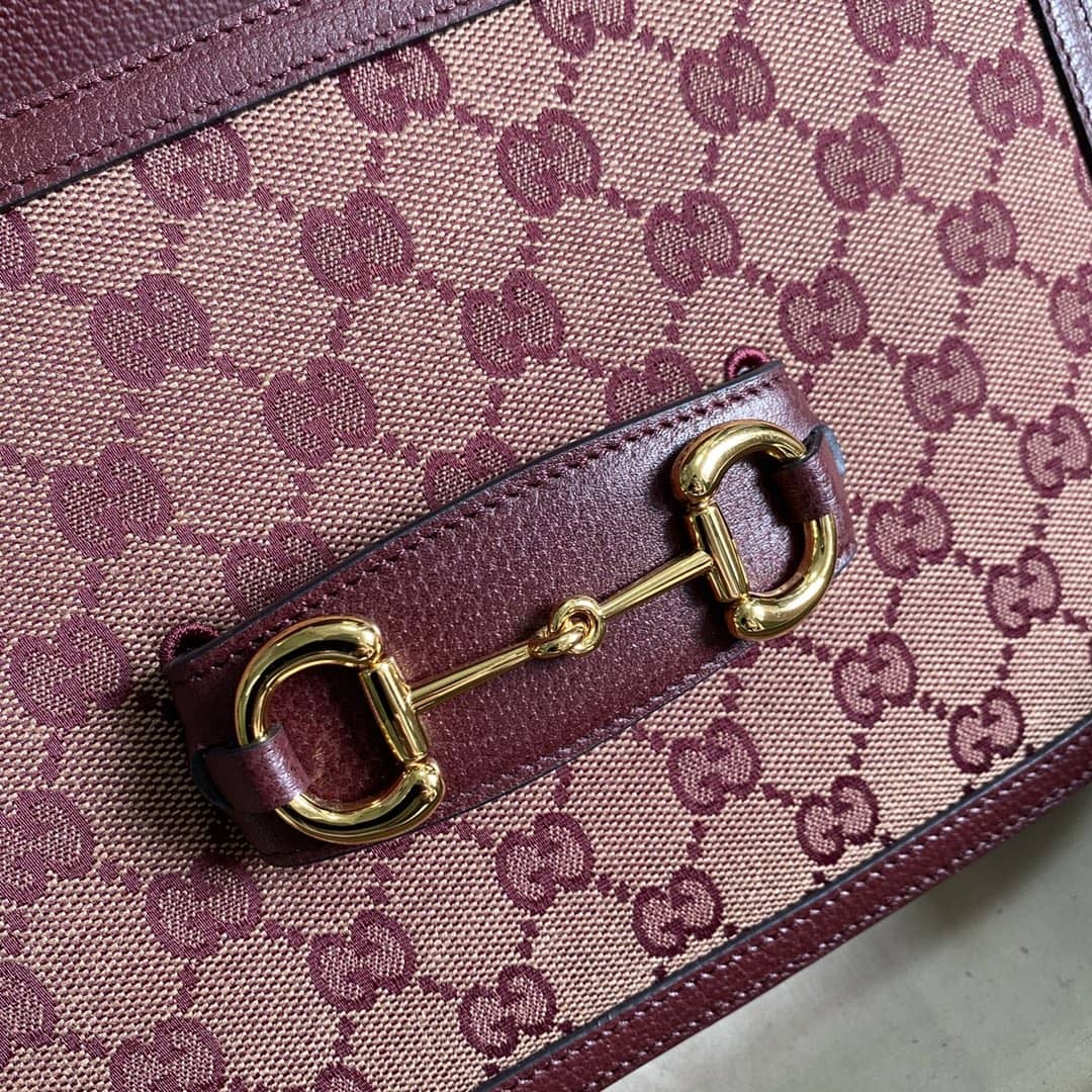 Gucci 1955 Horsebit Supreme Shoulder Bag Replica 602204